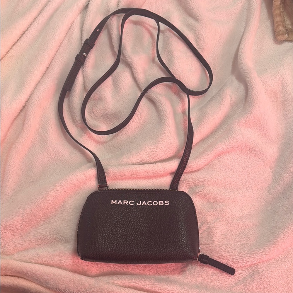 Marc Jacobs Black Crossbody Bag with Adjustable Strap